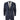 Men's 3 Piece Suit Wool Tweed Navy Blue Brown Check 1920s Gatsby