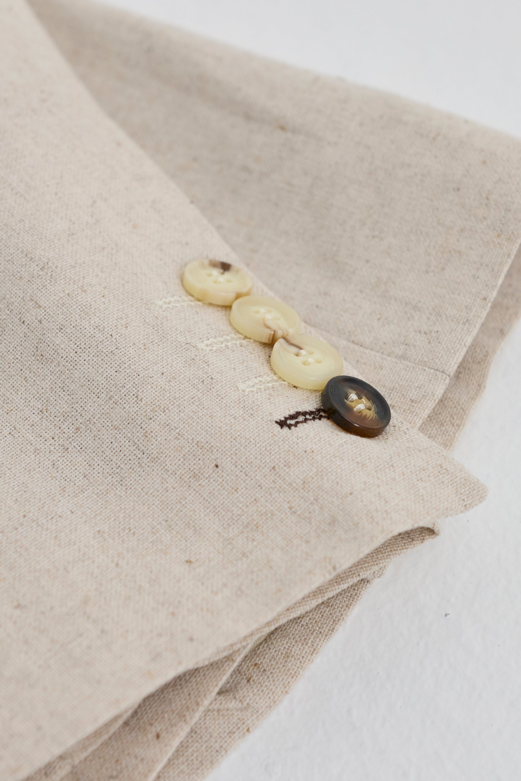 TP-21 Men's Beige 3-Piece Linen Summer Wedding Suit: Buy Online