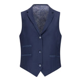 TPW-14 - Women's 3 Piece Plain Navy Blue Suit