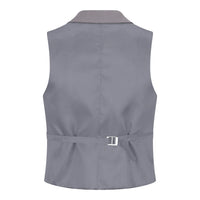 TPW-15 - Women's 3 Piece Plain Grey Suit