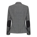 TPW51 - Women's Grey 3 Piece Prince Of Wales Check Suit