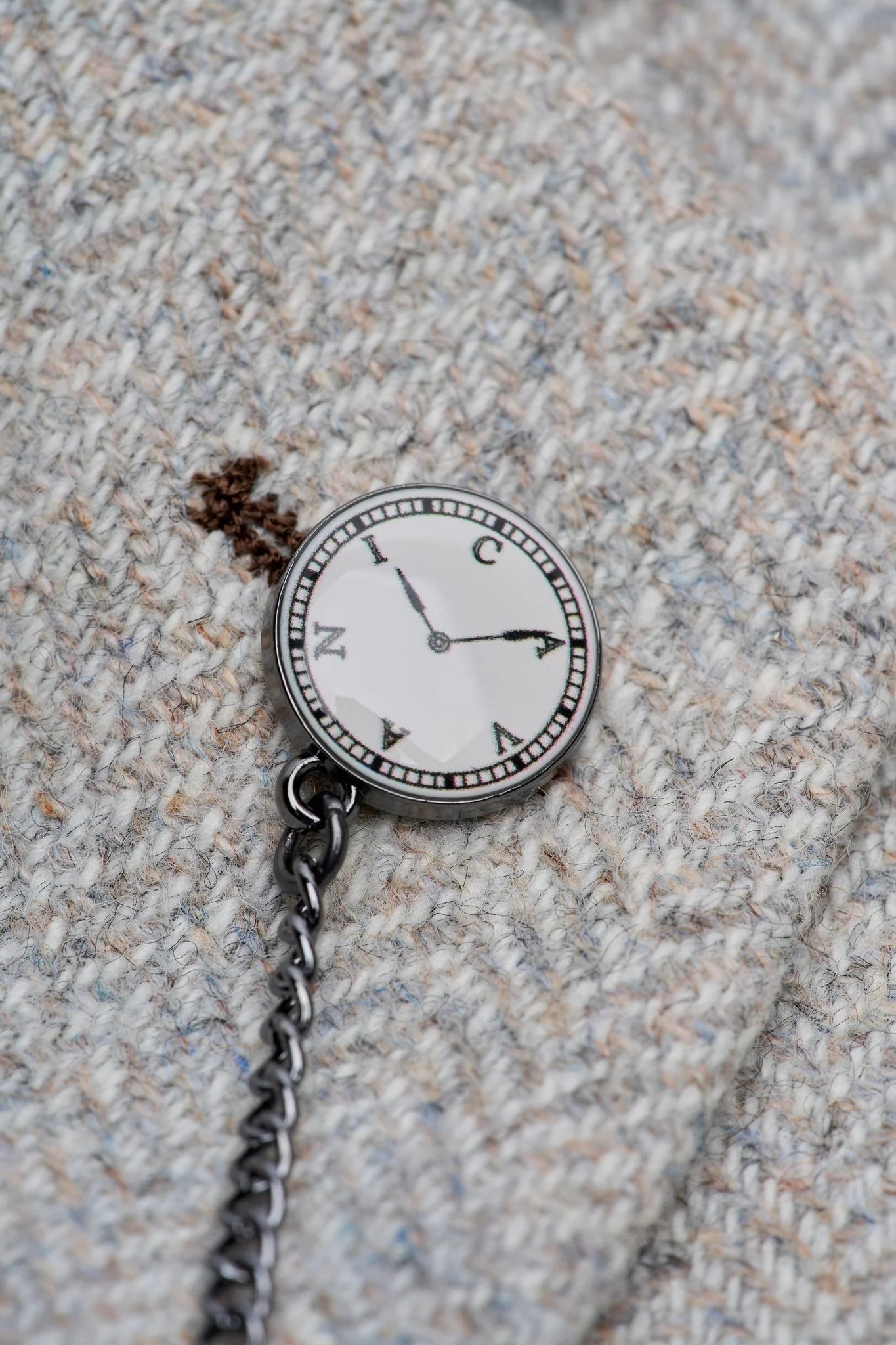 Thomas - Men’s Grey 3 Piece Wool Blend Tweed Suit