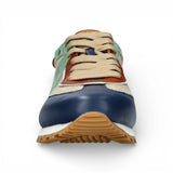 Aglae 02 - Men's Grey Blue Leather Sneakers