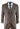Men's Oak Brown Pinstripe Herringbone Tweed 3 Piece Suit