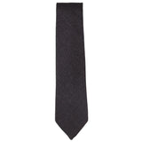 Men's Tweed Plum Herringbone Tie & Pocket Square Set