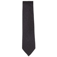Men's Tweed Plum Herringbone Tie & Pocket Square Set