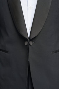 Aspen - Men's Black Tuxedo 2 Piece Wedding Suit