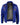 Mens Real Leather Black Bomber Badge Air Force Pilot Flying Jacket-Blue