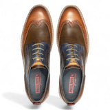Avila - Men’s Brandy Brown Lace Up Leather Brogue