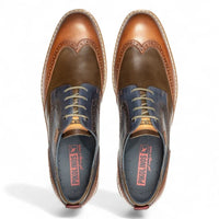 Avila - Men’s Brandy Brown Lace Up Leather Brogue