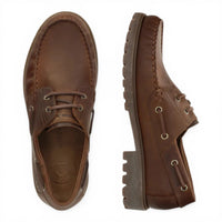 Boat C5 - Men's Waterproof Brown Leather Low-Cut Ankle Boots