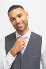 Bond - Men's Charcoal Waistcoat