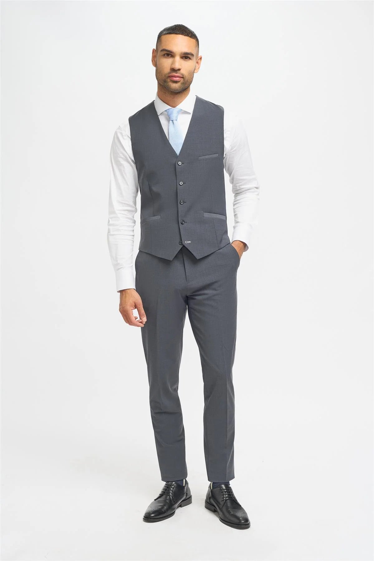 Bond - Men's Charcoal Waistcoat