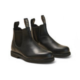 Booma 607 - Black Leather Chelsea Boots