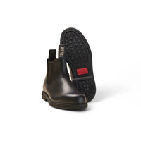 Booma 607 - Black Leather Chelsea Boots
