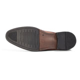 Cambridge - Men's Tan Brown Wingtip Brogue Derby Shoes
