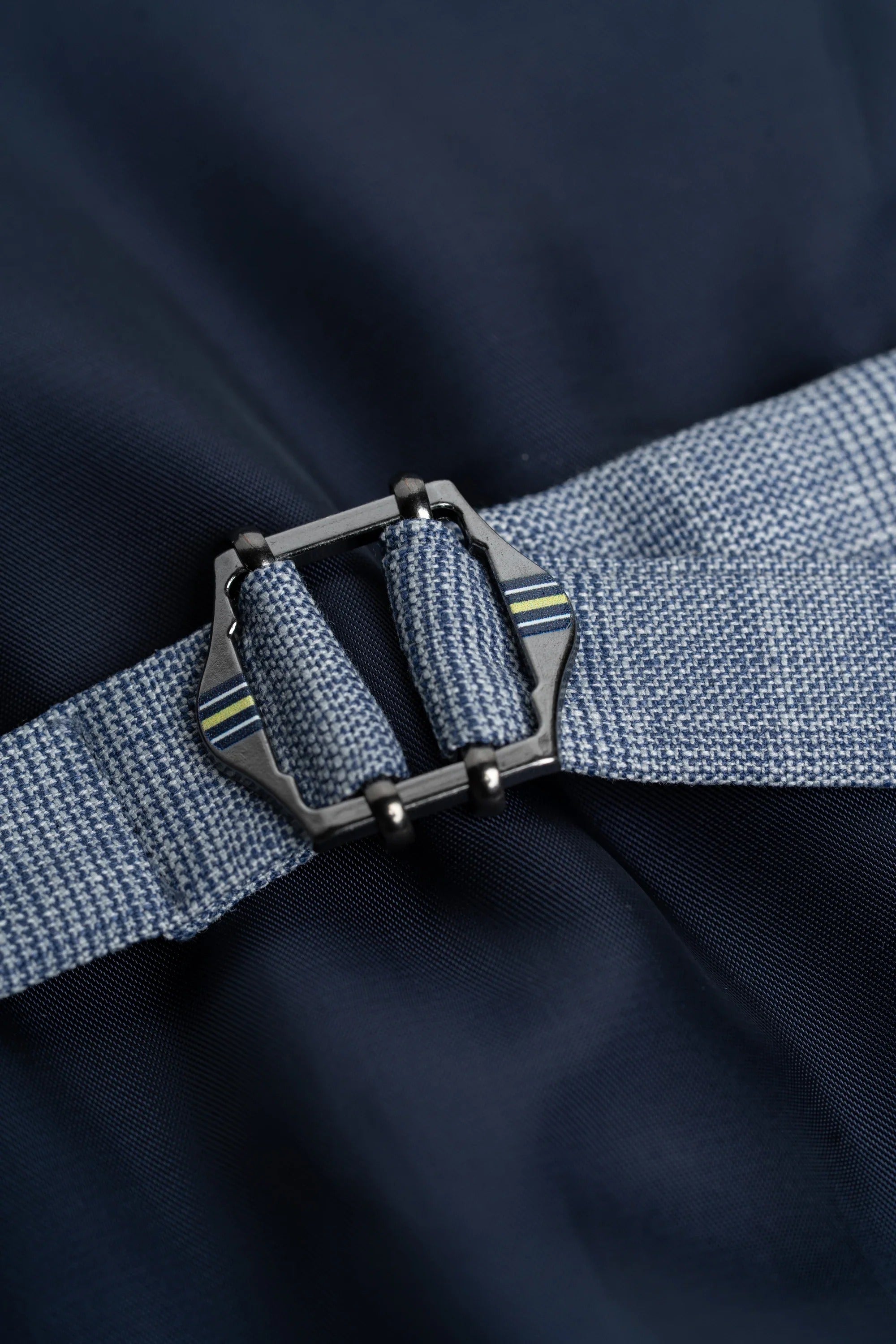 Camden - Men's Blue 3 Piece Check Suit