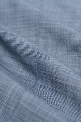 Camden - Men's Blue 3 Piece Check Suit