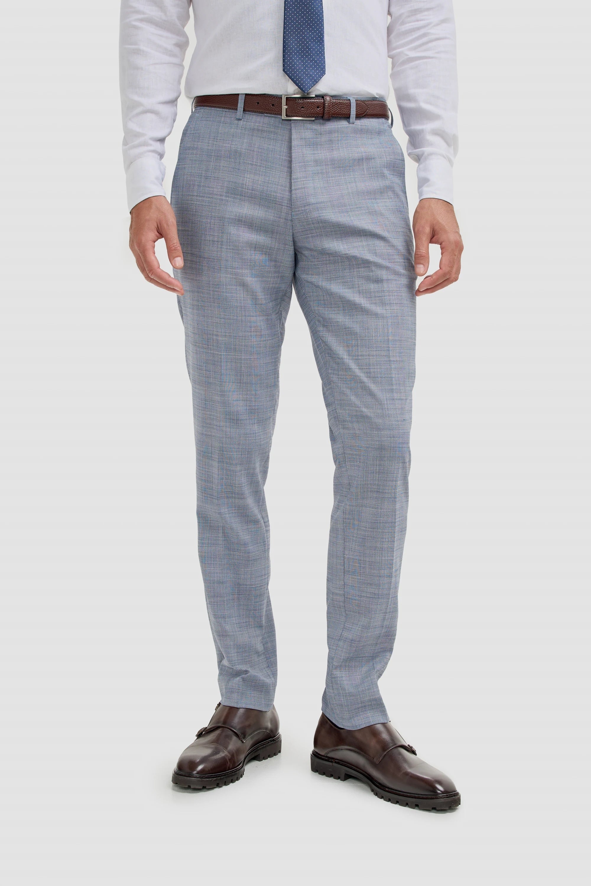 Camden - Men's Blue Check Trousers