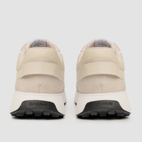 Canbera - Men's White Lightweight Suede Sneakers