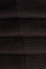 Caridi - Men's Tweed Brown Trousers