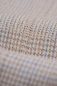 Caridi - Men's Tweed Beige Wedding Blazer