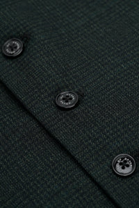 Caridi - Men's Olive Green Tweed Waistcoat