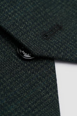 Caridi - Men's Olive Green Tweed Waistcoat