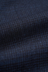 Caridi - Men's Tweed Navy Blue Trousers