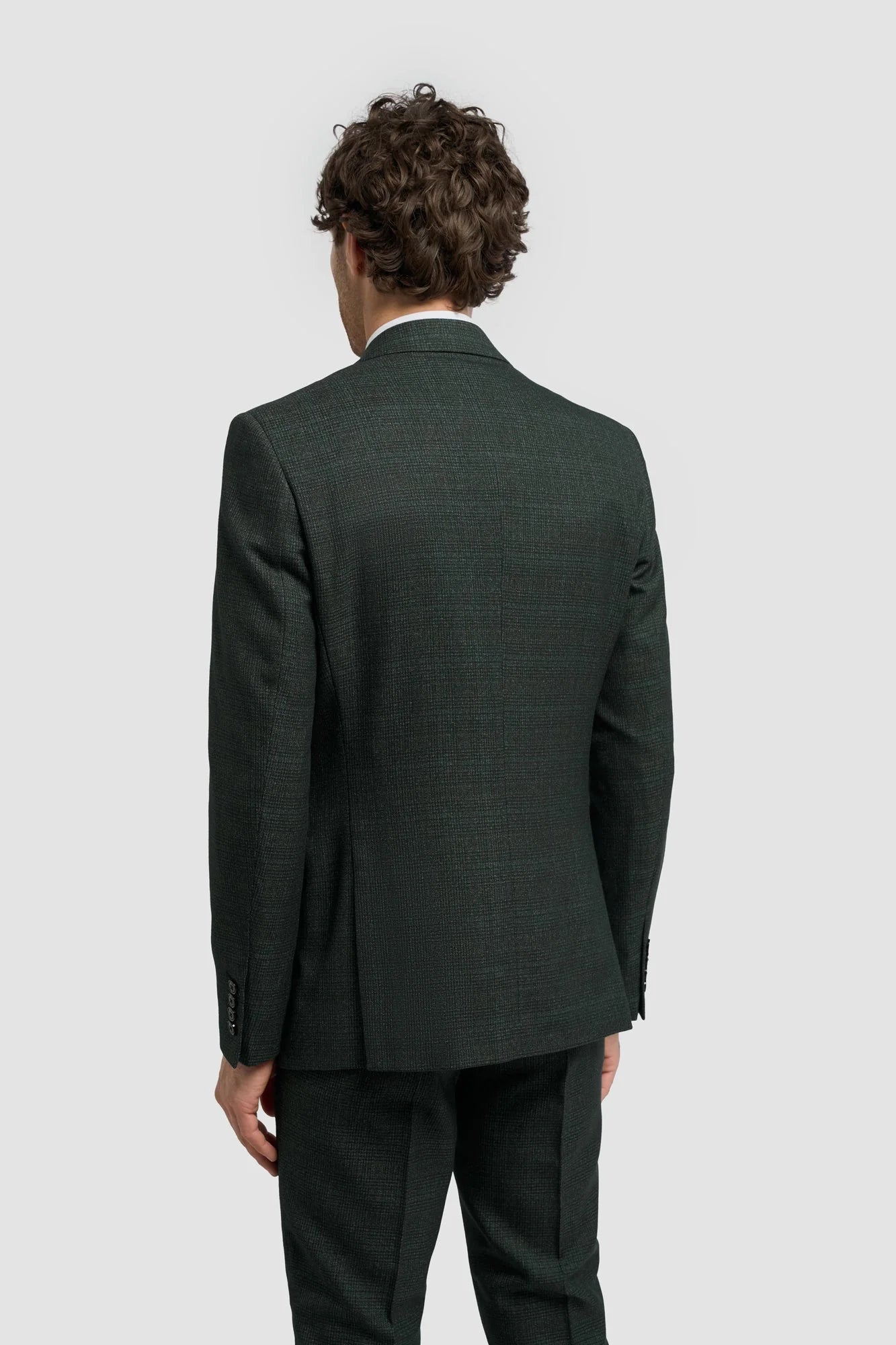 Caridi - Men's Olive Green Tweed Blazer