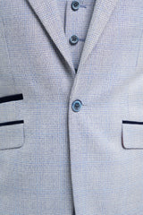 Caridi - Men's Light Blue Wedding Blazer