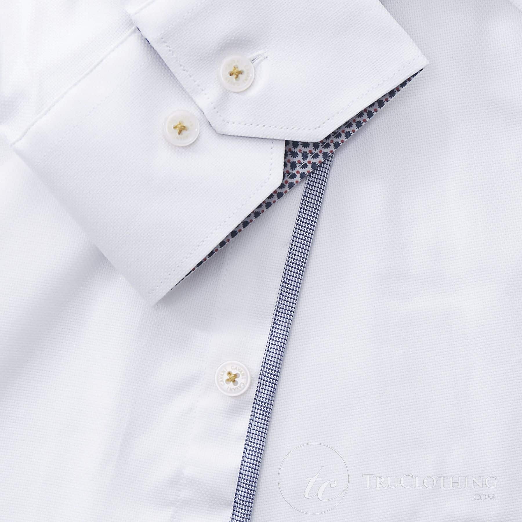 cavani dress shirts HOUSE OF CAVANI Dress Shirt 15,5 31 Mens Blue White Pattern