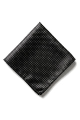 Cavani Satin Tie - Mens Matching Satin Silk Tie Hanky Hankerchief & Tie Clip Polka Dot Wedding Prom Office