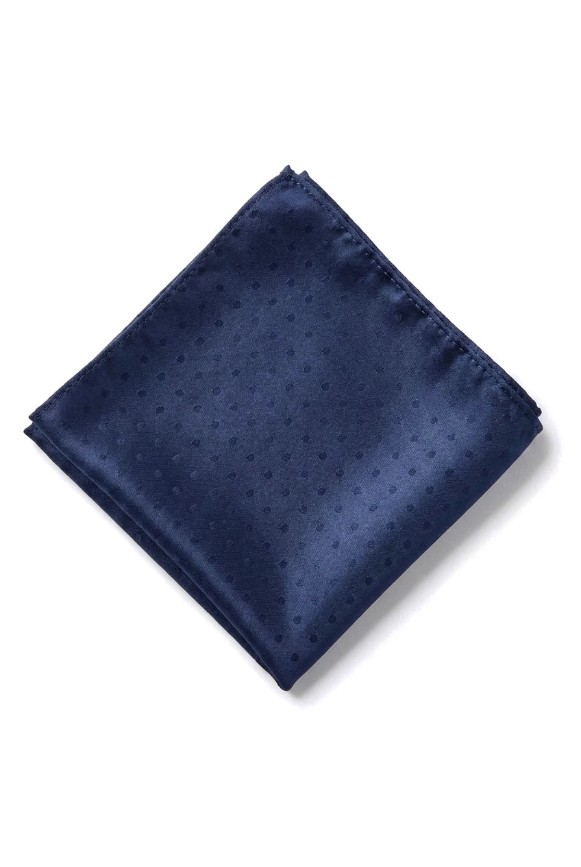 Cavani Satin Tie - Mens Matching Satin Silk Tie Hanky Hankerchief & Tie Clip Polka Dot Wedding Prom Office