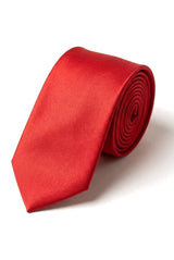 Cavani Satin Tie - Mens Matching Satin Silk Tie Hanky Hankerchief & Tie Clip Polka Dot Wedding Prom Office