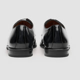 Chester - Men's Black High-Shine Polished Derby Shoes