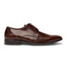 Chester - Men's Tan High-Shine Polished Derby Shoes