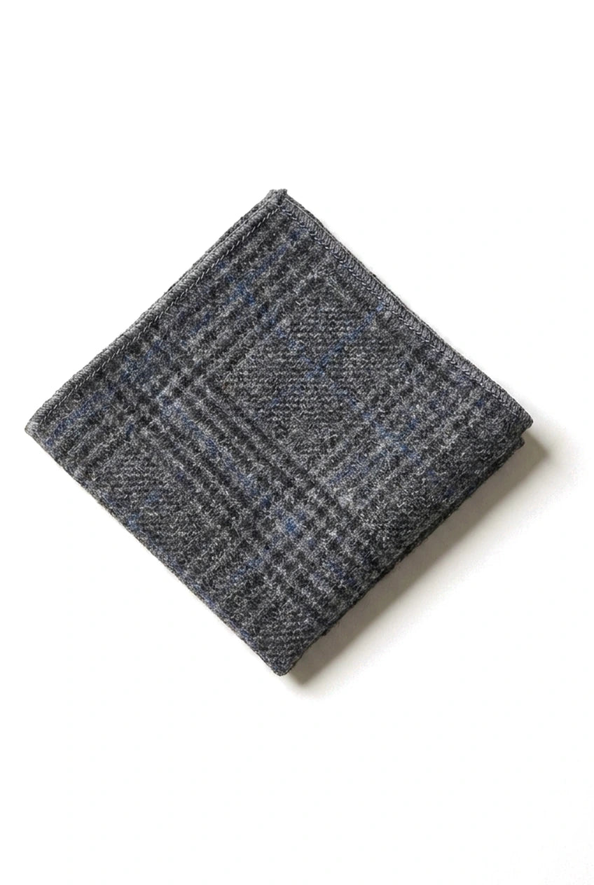 Compare Color Mens Tweed Herringbone Grey Tie Pocket Square Check Classic