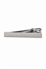 Diamond Neck Brown Tie Gift Set Pocket Square Cuff Links Pin Tie For Shirt Satin