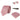 Diamond Neck Pink Tie Gift Set Pocket Square Cuff Links Pin Tie For Shirt Satin