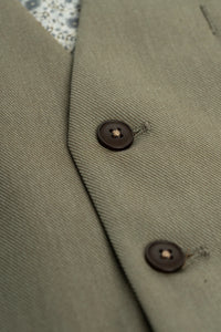 Donatella - Men's Sage Green 3 Piece Tailored Fit Suit