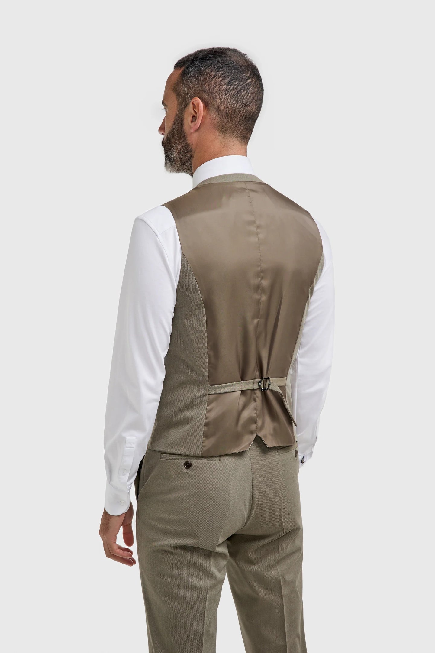 Donatella - Men's Sage Green Tailored Fit Waistcoat