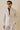 Men’s White Smart Casual 2 Piece Suit Safari Style Stand Collar Stretch Set