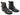 Mens Punk Rock Goth Emo Ankle Boots Brown Black Leather Buckle