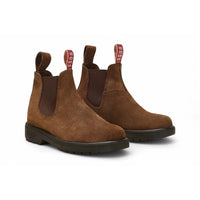 Endura 303 - Rustic Brown Suede Leather Chelsea Boots
