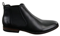 Mens Laced Black Shoes Smart Casual Suede Shiny Patent Leather Trim