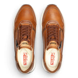 Getafe - Men's Brown Leather Easy Wear Sneakers