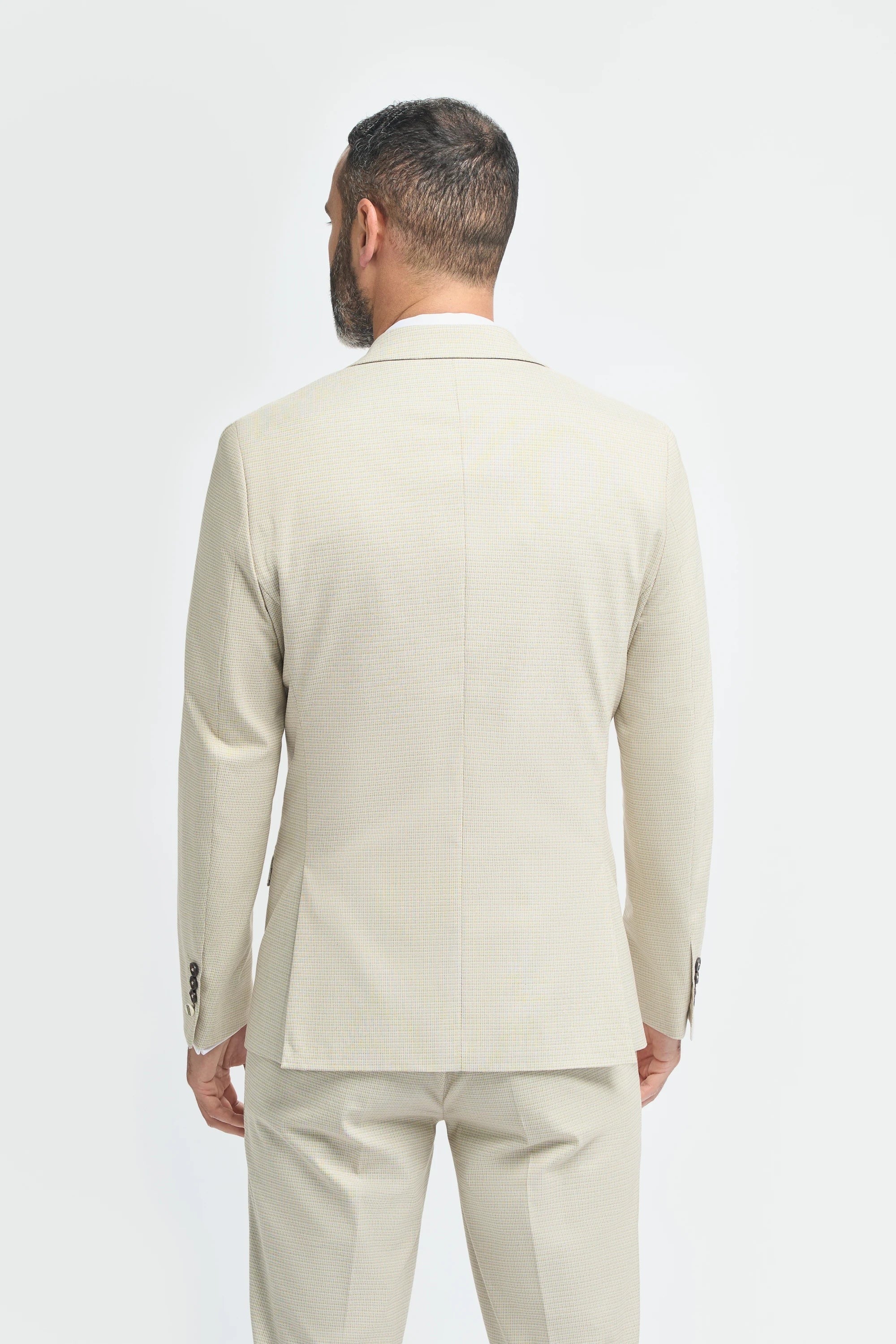 Hampton - Men's Beige 3 Piece Suit