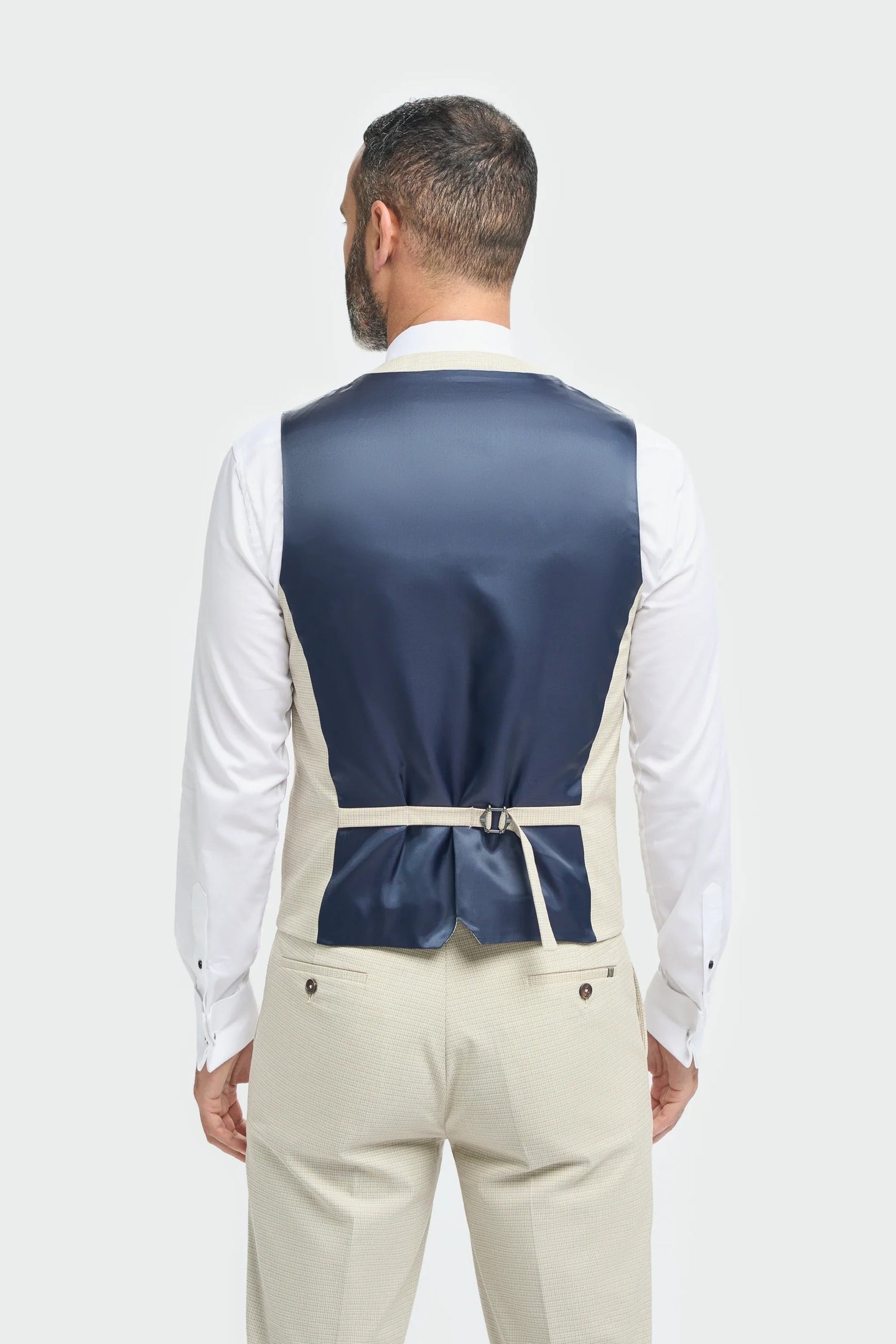 Hampton - Men's Beige Waistcoat