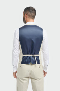 Hampton - Men's Beige Waistcoat